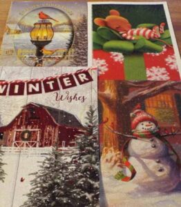 Reusing Christmas Cards Image